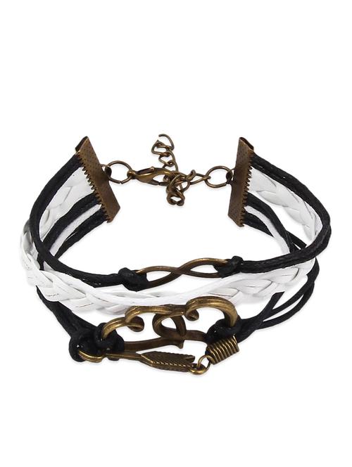 multi faux leather metal bracelet - 12305807 - Very Small Image - 1