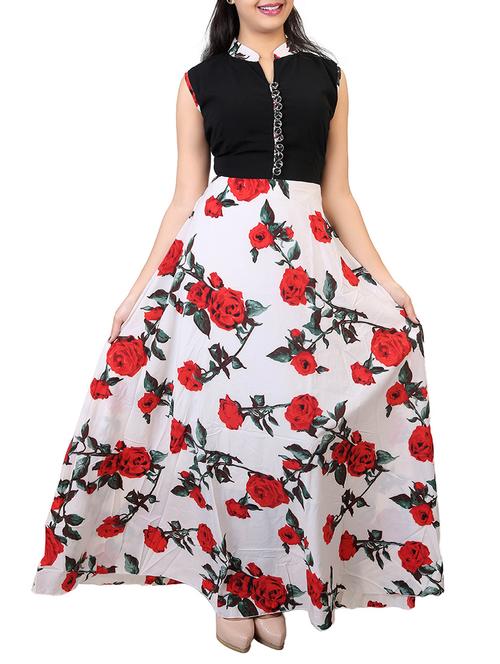 georgette maxi dress - 12308097 - Very Small Image - 1