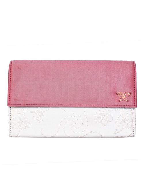 multi embroidered silk clutch - 12308188 - Very Small Image - 1