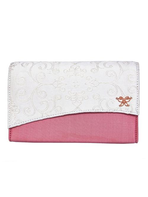 multi embroidered silk clutch - 12308189 - Very Small Image - 1