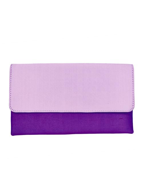 purple silk clutch - 12308195 - Very Small Image - 1