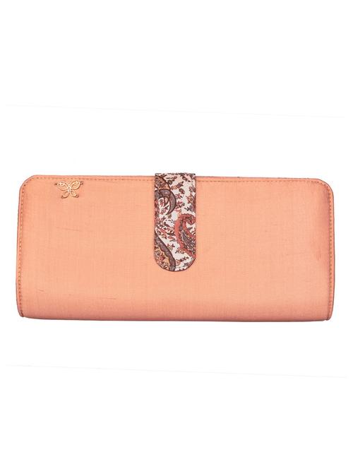 orange silk clutch - 12308200 - Very Small Image - 1