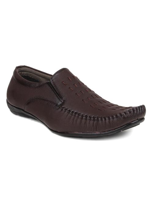 brown synthetic loafers - 12308241 - Very Small Image - 1