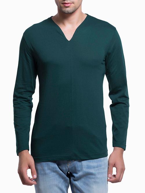 green cotton tshirt - 12308447 - Very Small Image - 1