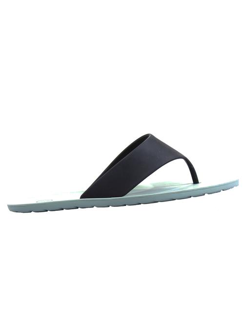 grey rubber slip on flip flops - 12311821 - Very Small Image - 1