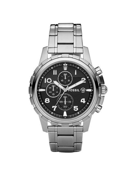 Fossil Dean FS4542 Men's Chronograph Steel Watch - 12314128 - Very Small Image - 1