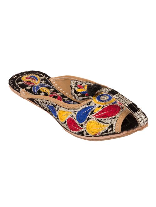 multi colored embroidered juti - 12314903 - Very Small Image - 1