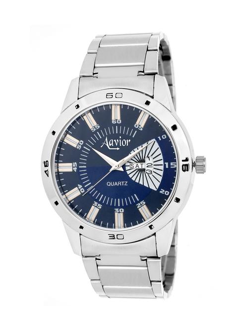 aavior men's analog blue dial wrist watch-aa-210 - 12324047 - Very Small Image - 1