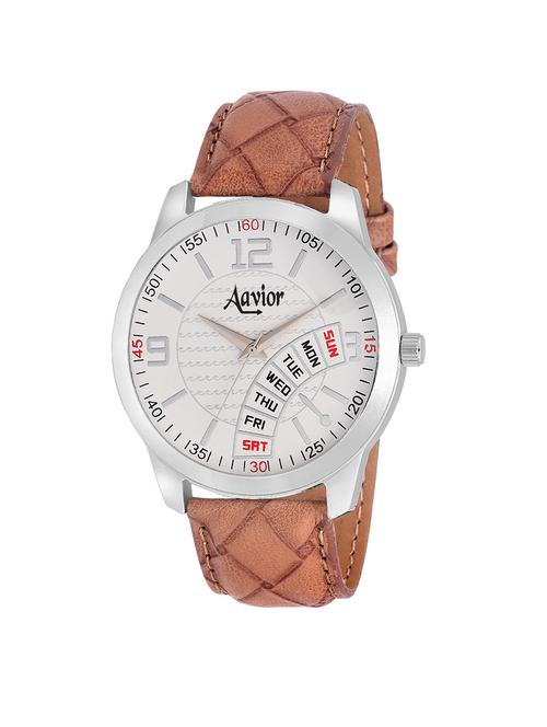 aavior men's analog white dial wrist watch-aa-014… - 12324082 - Very Small Image - 1
