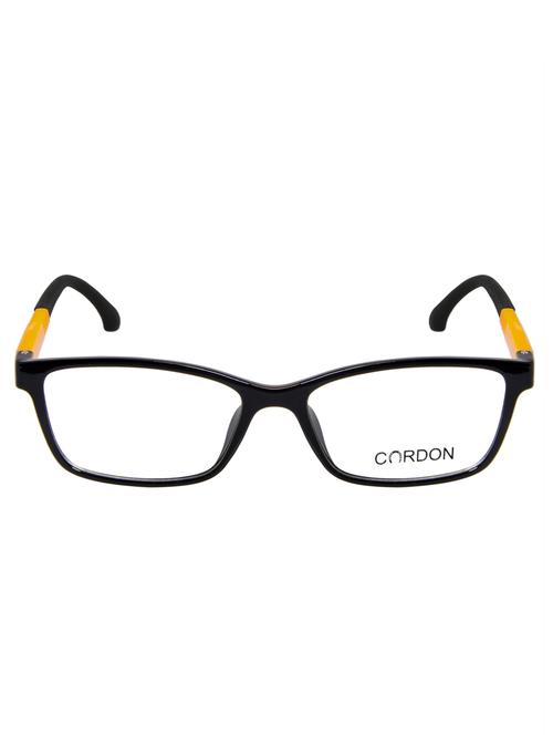 cardon black rectangular full rim eyeframe - 12324140 - Very Small Image - 1