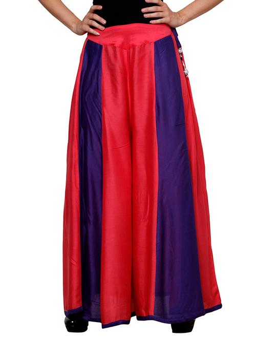 multicolored rayon palazzo - 12324414 - Very Small Image - 1