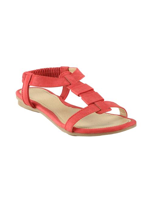 red leatherette sandal - 12331637 - Very Small Image - 1
