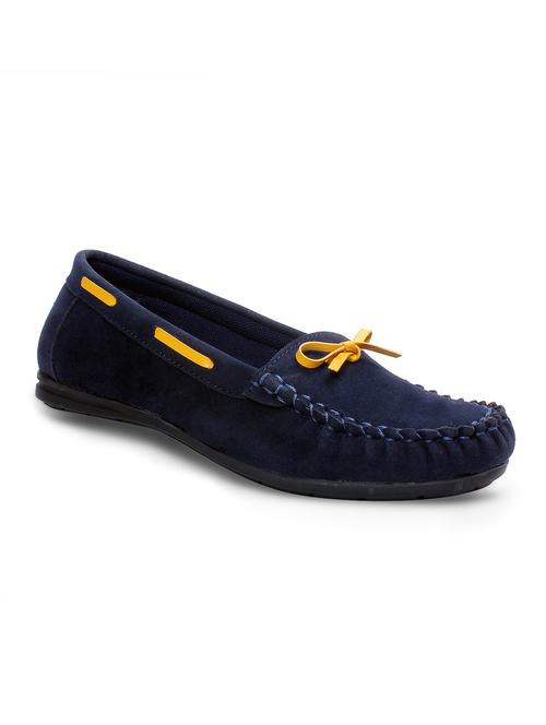 blue faux leather loafer - 12331779 - Very Small Image - 1
