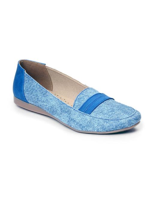 blue faux leather ballerina - 12331784 - Very Small Image - 1