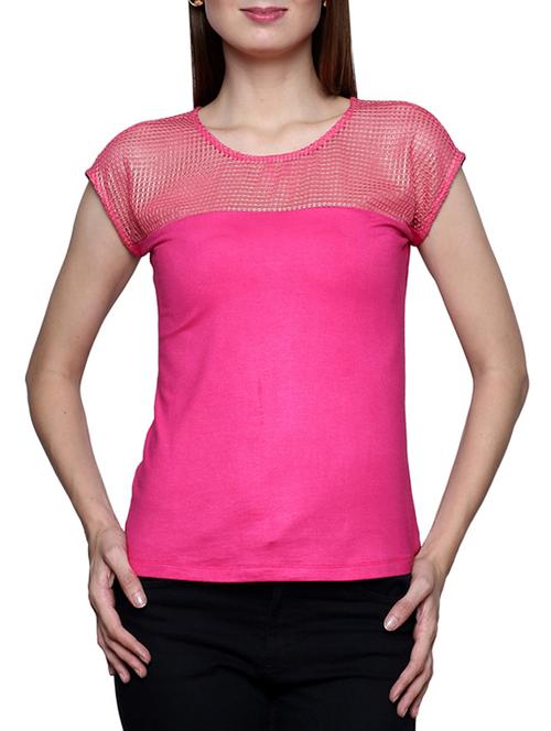 pink viscose top - 12334151 - Very Small Image - 1