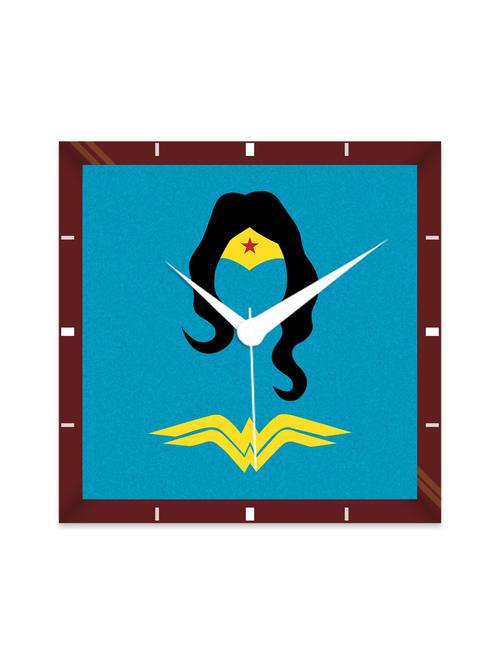 multicolor engineering wood the face wall clock - 1233705 - Very Small Image - 1