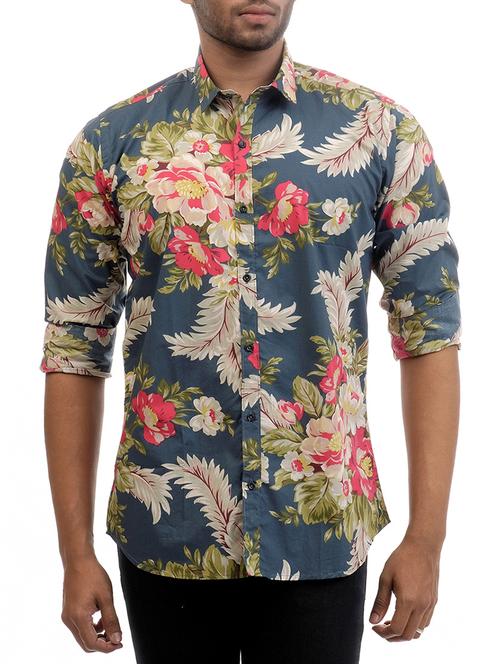 multi colored cotton casual shirt - 12337086 - Very Small Image - 1