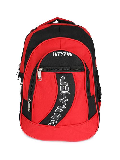 red polyester backpack - 12337542 - Very Small Image - 1
