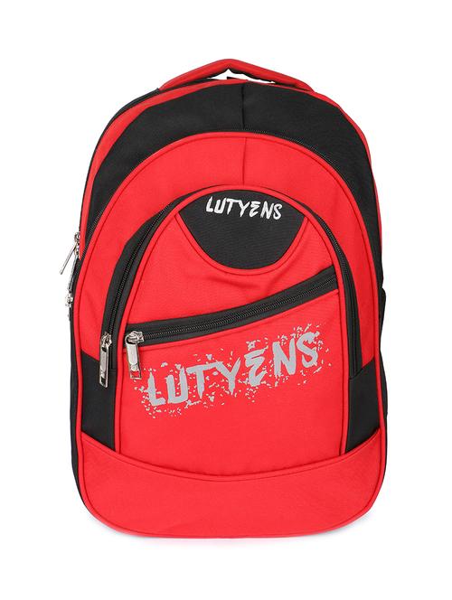 red polyester backpack - 12337547 - Very Small Image - 1