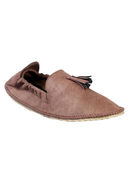 brown leatherette slip on juti - 12339387 - Very Small Image - 1