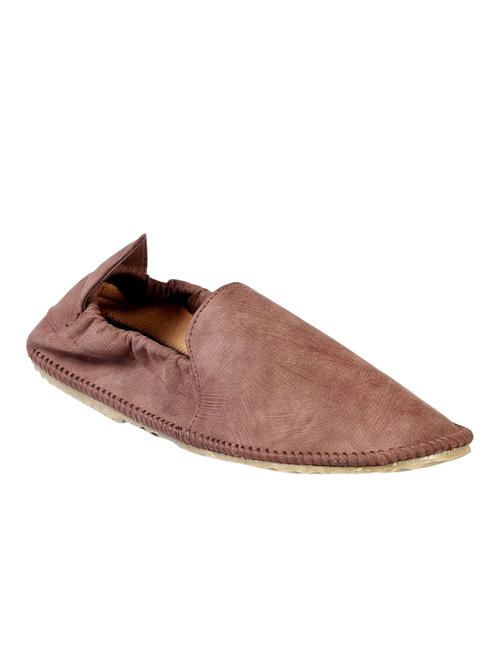 brown leatherette slip on juti - 12339388 - Very Small Image - 1