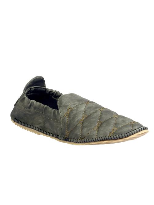 green leatherette slip on juti - 12339390 - Very Small Image - 1