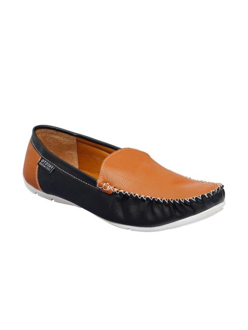 black synthetic slip on loafers - 12339973 - Very Small Image - 1