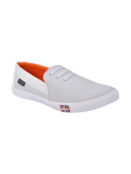 white mesh & synthetic slip on shoes - 12340004 - Very Small Image - 1