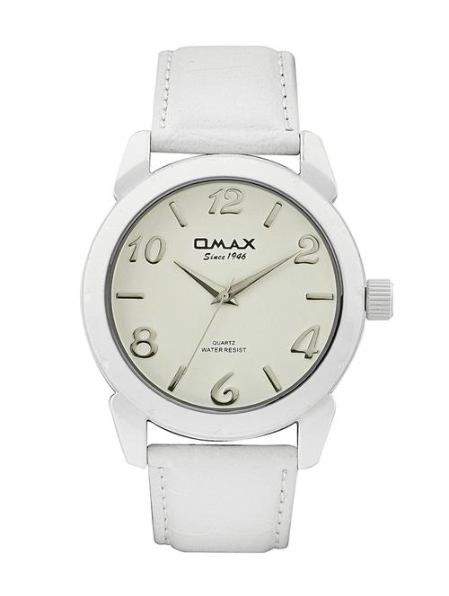 omax white dial men's watch - ts404 - 12341361 - Very Small Image - 1