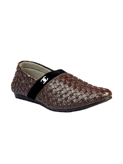 brown jute slip on loafers - 12343424 - Very Small Image - 1