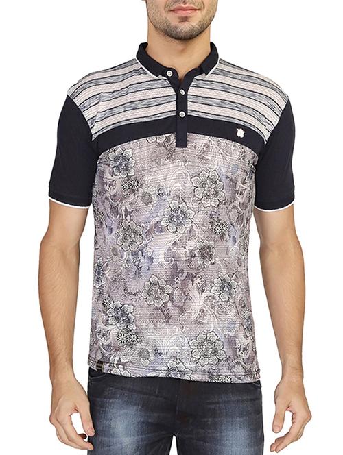 navy blue cotton tshirt - 12344337 - Very Small Image - 1