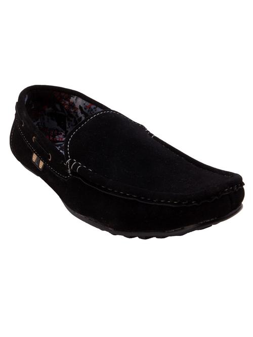 black synthetic slip on loafers - 12347606 - Very Small Image - 1