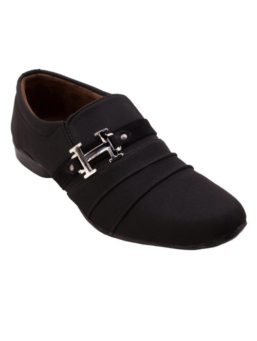 black synthetic slip on loafers - 12347610 - Very Small Image - 1