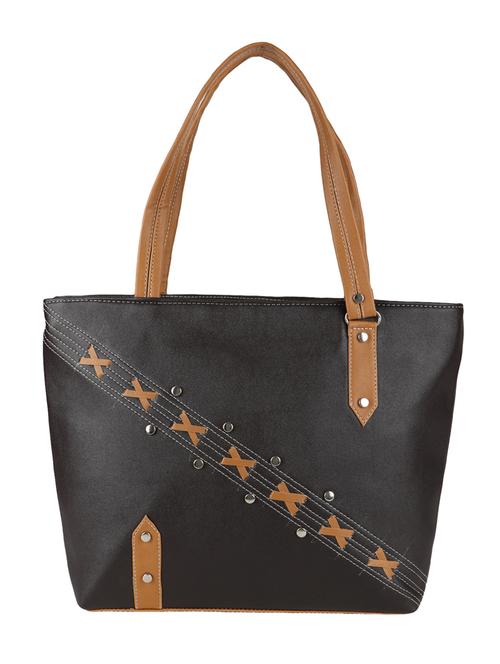 black leatherette handbag - 12351593 - Very Small Image - 1