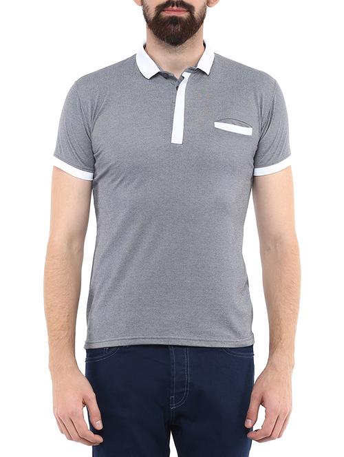 grey cotton t-shirt - 12353611 - Very Small Image - 1