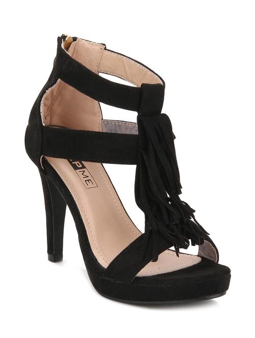 black synthetic sandal - 12359406 - Very Small Image - 1