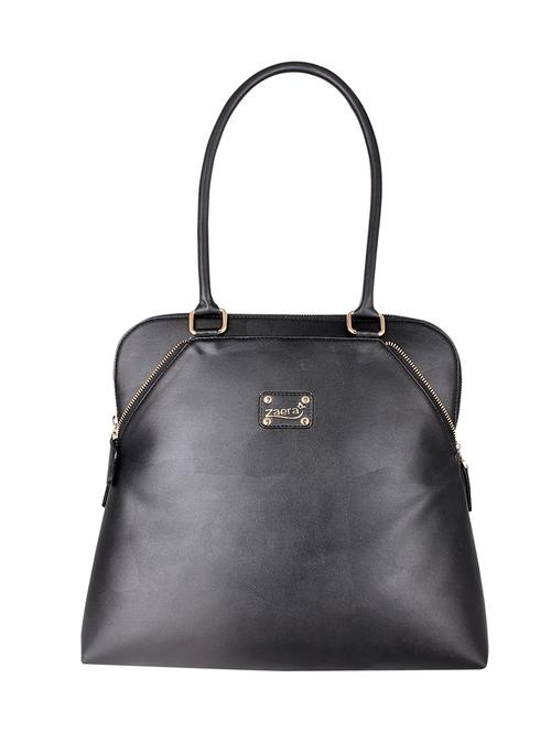 black leatherette handbag - 12359589 - Very Small Image - 1