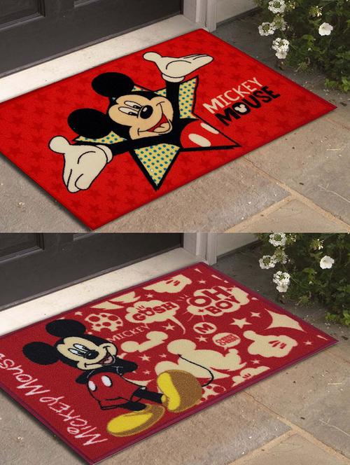 set of 2 mickey mouse small doormat - 12363281 - Very Small Image - 1