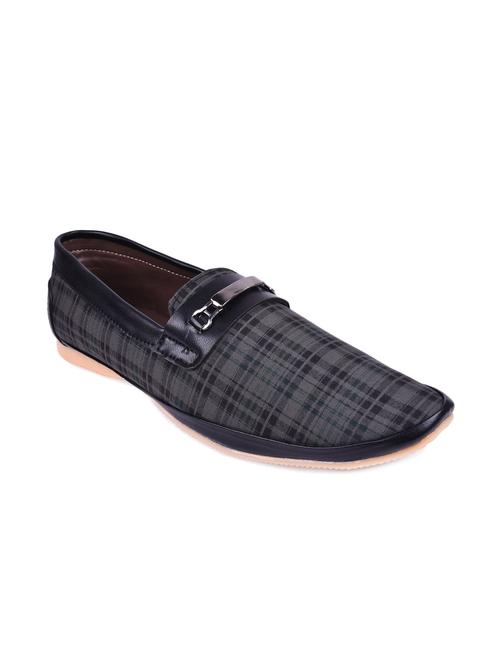 black synthetic slip on loafers - 12365985 - Very Small Image - 1