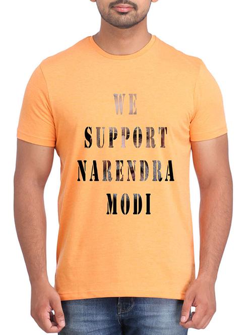 orange cotton tshirt - 12366128 - Very Small Image - 1