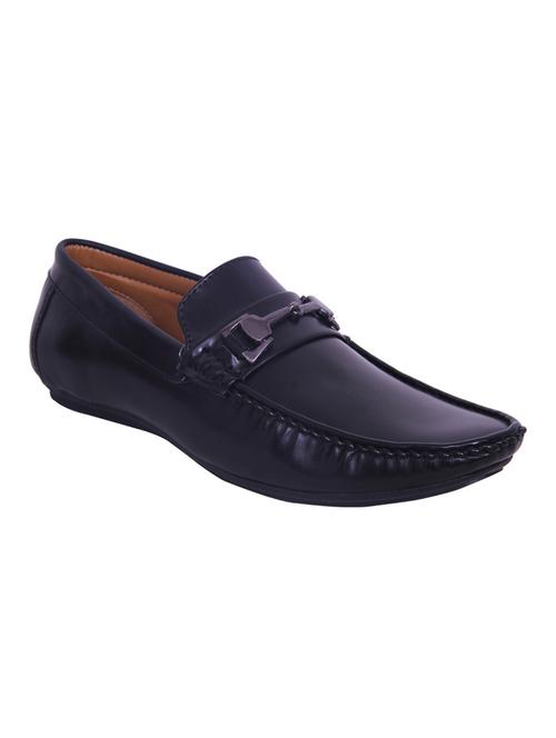 black synthetic slip on loafers - 12371290 - Very Small Image - 1