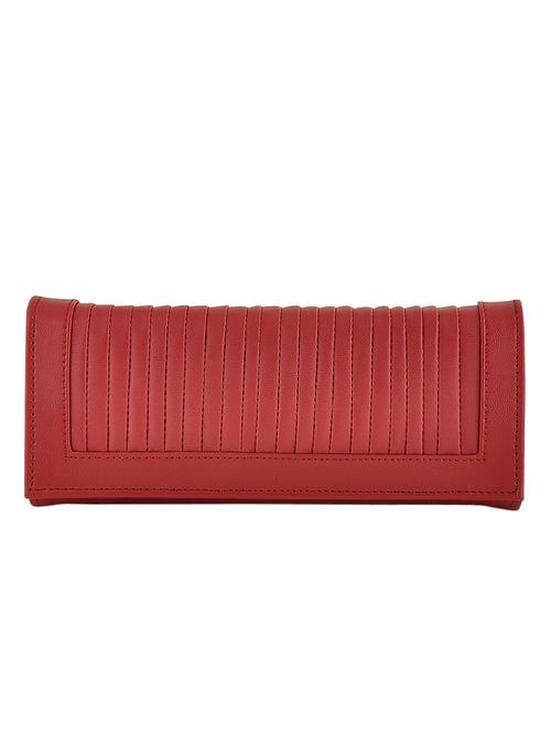 red leatherette clutch - 12371536 - Very Small Image - 1