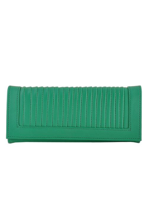 green leatherette clutch - 12371582 - Very Small Image - 1