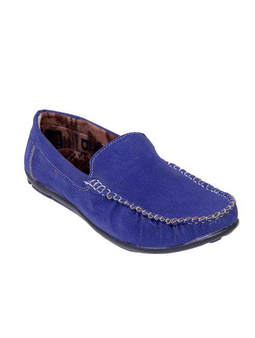 blue synthetic slip on loafers - 12371852 - Very Small Image - 1