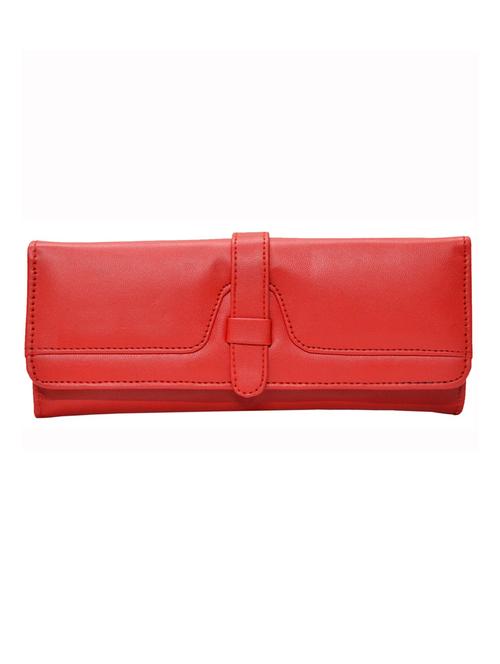 red leatherette clutch - 12372376 - Very Small Image - 1