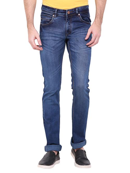 blue cotton jeans - 12375102 - Very Small Image - 1