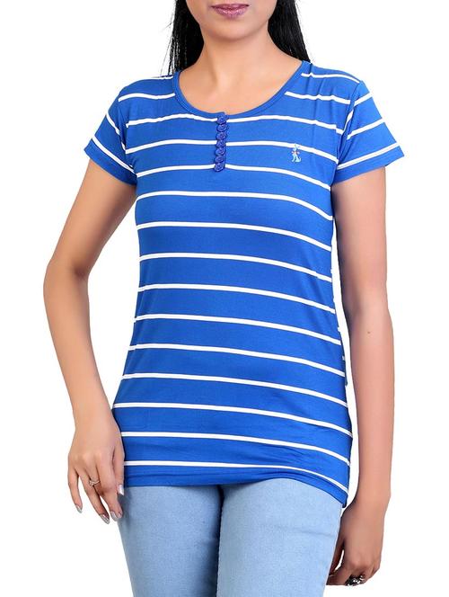 blue viscose top - 12375895 - Very Small Image - 1