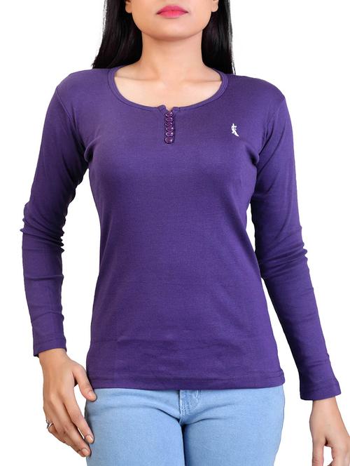 purple cotton top - 12375924 - Very Small Image - 1
