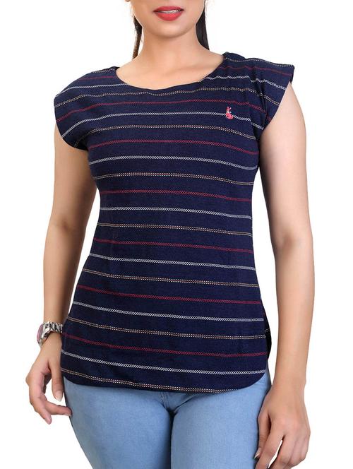 blue cotton top - 12375947 - Very Small Image - 1