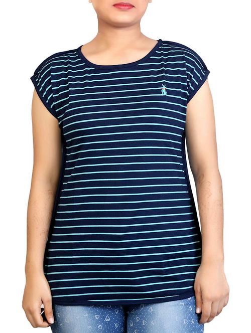 blue hosery top - 12376264 - Very Small Image - 1
